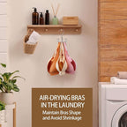 ZEDODIER 2 Pack Tank Top Hanger, Rotating Bra Organizer for Closet - Image 7