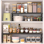 2 Pack Expandable adjustable stackable kitchen cabinet organizer,spice rack - Image 9