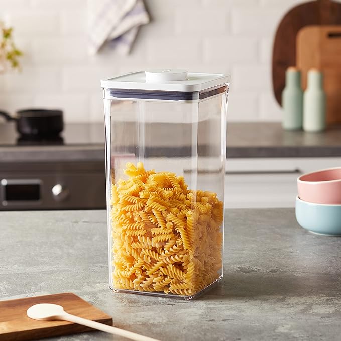 OXO Good Grips POP Container - Airtight Food Storage - Big Square Tall 6.0 Qt Ideal for bulk snacks and cereal - Image 3
