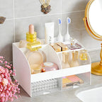 Makeup Organizer with 2-Drawer, Countertop Cosmetic Storage for Vanity - Image 6