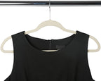 Simplify 10 Super Slim Velvet Huggable Hangers in Ivory - Image 4
