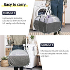 Collapsible Laundry Basket, 90L Tear Proof Mesh Pop-up Hamper 2PCS - Image 5