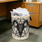 Gothic Skull Laundry Basket Foldable Laundry Hamper With Handles Clothes Storage Bucket Organizer Laundry Bag For Bedroom Bathroom Laundry Storage 19.6 x 15.7 - Image 7