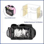 LoDrid Large Professional Cleaning Caddy with Detachable Divider, Pink - Image 5