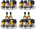 vacane 4 Pack Turntable Organizer Non-Skid, Large 13" Cabinet Lazy Susan Clear Turntable Organizer for Pantry Lazy Susan Organizer, Storage Containers for Kitchen, Countertop by vacane