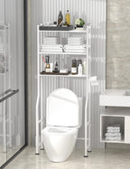 Livilord 3-Tier Over Toilet Storage, Anti-Tip, White - Image 3