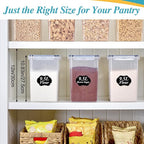 Vtopmart 9.5L Flour Sugar Storage Containers, 2 Pack, Each Fits 12.5 lb - Image 6