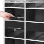 Univivi Upgraded Over the Door Organizer for Baby Nursery, Black, 5-Shelf - Image 5