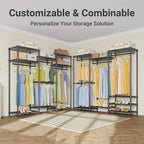 VIPEK V5 Medium Freestanding Clothes Rack, Modular Closet System, Black - Image 3