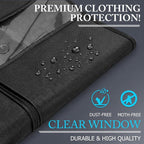 Hleelomi 5 Pack 43-in Garment Bag for Hanging Clothes Black Suit Bag - Image 5