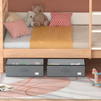 EE-RoomWorld Under Bed Storage with Wheels, No Assemble Required 10 inches height Under Bed Storage bins,Large capacity Rolling Underbed Shoe Storage containers，dorm underbed storage drawers - Image 6