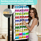 Shoe Rack for Door, Over Door Shoe Organizer for Closet - Image 3