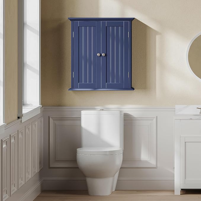 ChooChoo Bathroom Wall Cabinet with 2 Doors, Over The Toilet - Image 2
