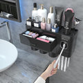 iHave Toothbrush Holders Wall Mounted with Toothpaste Dispenser & 3 Cups by ihave