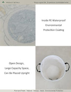 Round Collapsible Astronaut Space Laundry Hamper for Teens and Adults - Image 4