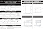 Under Sink Organizer, 2-Pack 3-Tier Pull Out Cabinet Organizers and Storage - Image 9