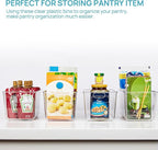 Vtopmart 6 Pack Clear Storage Bins, Pantry Storage Bins with Handle, Small - Image 5