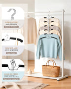 6 Layer Space Saving Shirt Hangers Multi Coat Hangers 2 Pack - Image 5