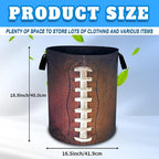 Football Laundry Basket Oxford Cloth Ball Texture Laundry Hamper - Image 2