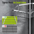 LAMU Corner Shower Caddy Tension Pole, 4-Tier Stainless Steel Organizer - Image 7