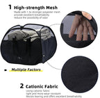 Collapsible Laundry Basket, 90L Tear Proof Mesh Pop-up Hamper 2PCS - Image 3
