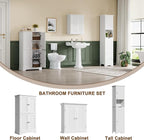ChooChoo Bathroom Wall Cabinet with 2 Doors, Over The Toilet - Image 5