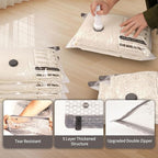 9 Pack Vacuum Storage Bags for Travel with Pump, 3 Sizes - Image 6