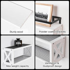 RICHER HOUSE Floating Shelves Bathroom, Wall Mounted Shelf Over Toilet - Image 4