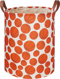 NTAOHAMPER Kids Laundry Hamper,Baseball laundry Basket,Baby Boy Nursery Hamper,Waterproof Storage Bin for Bedroom,Clothes Organizer Basket,Toys Box,Room Decor(Basketball) by NTAOHAMPER