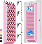 10 Tiers Shoe Organizer for Closet, 20 to 30 Pairs Shoe Rack Door by Zebricolo
