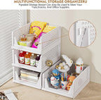 SNSLXH 5 Pack Closet Organizer Basket, Closet Organizers and Storage, Green - Image 7