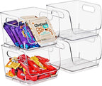 Sorbus Clear Pantry Organizer with Stackable Storage Bins, Open Front - Image 8