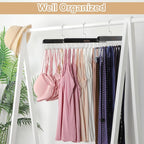 TOPIA HANGER 2 Pack Bra Hanger for Closet, Premium Wooden Tank Top Hangers - Image 6