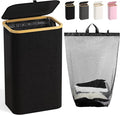 Bathola Laundry Hamper with Lid, Laundry Basket with Removable Bag, Black by Bathola