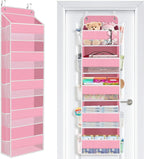 Over the Door Organizer, 5 Large Pocket Hanging Storage with 40lb Capacity by Unknown