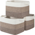 OIASKET Storage Basket for Organizing 3 Pack, Woven Baskets for Storage by OIASKET