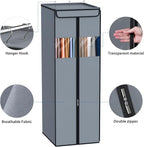 Zilink Garment Bags for Hanging Clothes Garment Covers 54 in, Grey - Image 5