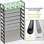 Shoe Rack, 10 Tier Shoe Storage Organizer with Hooks,Fit 40-45 Pairs Shoes,Metal Tall Shoe Shelf for Closet,Entryway, Hallway,Garage,Bedroom,Cloakroom - Image 6