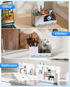 Toothbrush Holder Bathroom Counter Organizer & Storage Detachable - Image 7