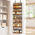 8-Tier Black Metal Back of Door Organizer and Storage for Kitchen Home by Unknown