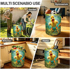Duck Fish Laundry Basket Foldable Laundry Hamper With Handles Clothes Storage Bucket Organizer Laundry Bag For Bedroom Bathroom Laundry Storage 19.6 x 15.7 - Image 8
