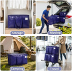 Songrey Extra Large Heavy Duty Moving Bags, 6 Pack, Dark Blue - Image 7