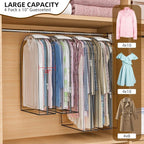 Clear Garment Bags for Hanging Clothes, 4-Pack, 2x40"+2x50" - Image 3