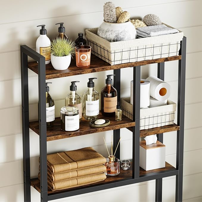 Asgolion Over-The-Toilet Storage Rack, 3-Tier Bathroom Shelves Over Toilet - Image 5