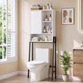 Over The Toilet Storage Cabinet,24" W Bathroom Organizer, White by Unknown