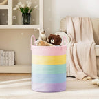 YOUDENOVA Cotton Rope Laundry Hamper Basket, 58L Blanket Basket for Nursery - Image 2
