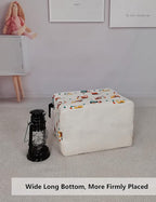 Rectangular Collapsible Laundry Basket with Side Handles, Excavator - Image 6