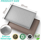 SIKADEER Waterproof Under Sink Mat 25" x 22" Silicone Mat Cabinet Protector - Image 3