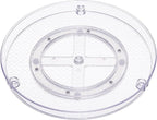 Amazon Basics 2 Tier Lazy Susan Turntable Organizer for Condiments, 12" Diameter, Clear - Image 4