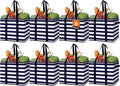 Reusable Grocery Bags 8 Pack, Foldable & Water Resistant Shopping Bags by WiseLife